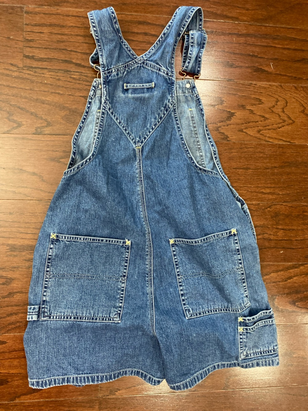 Vintage Old Navy Blue Denim Women’s Short Overalls - Picture 8 of 8